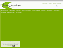 Tablet Screenshot of lame-ceramique.com